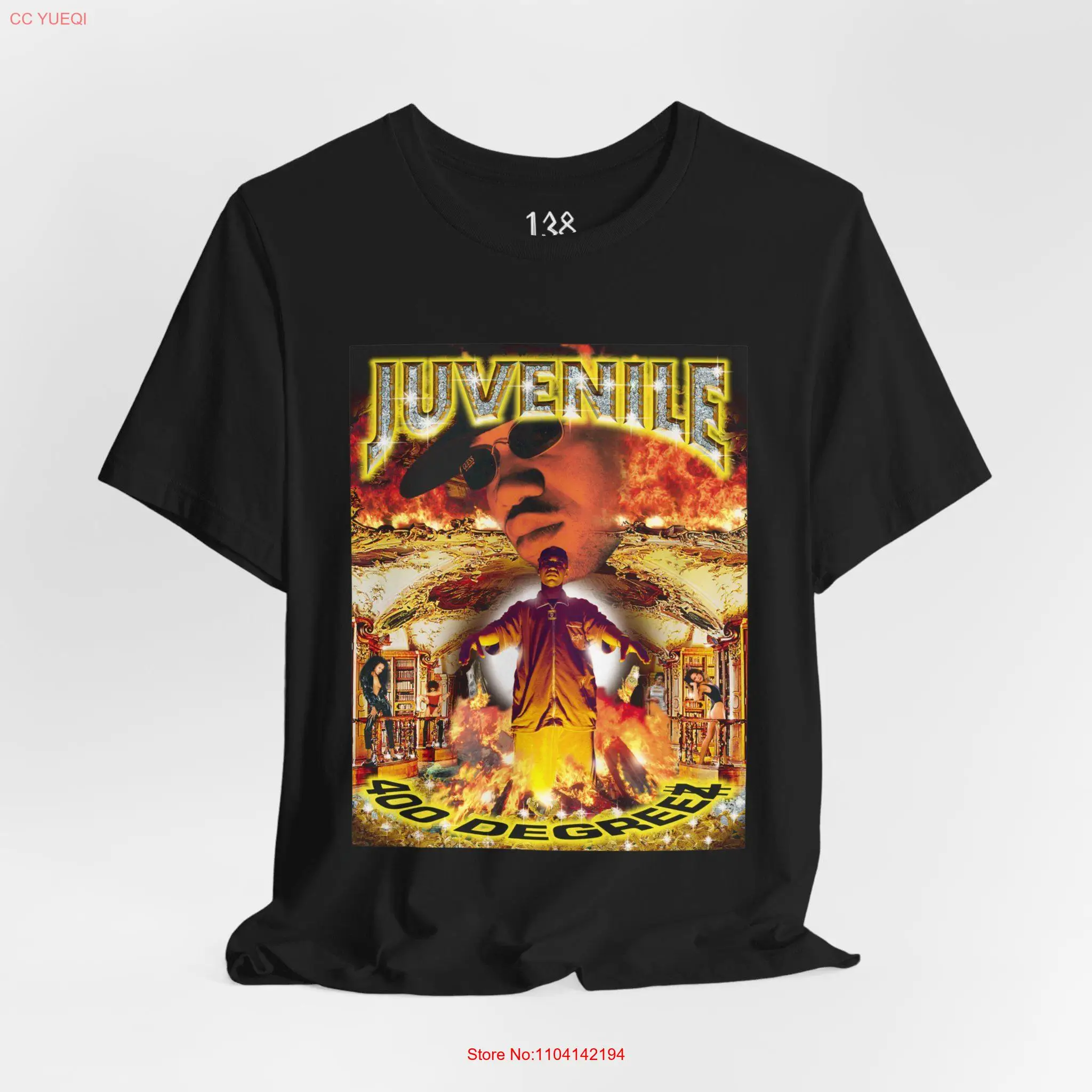 Juvenile 400 Degreez Hip Hop Rap T Shirt long or short sleeves