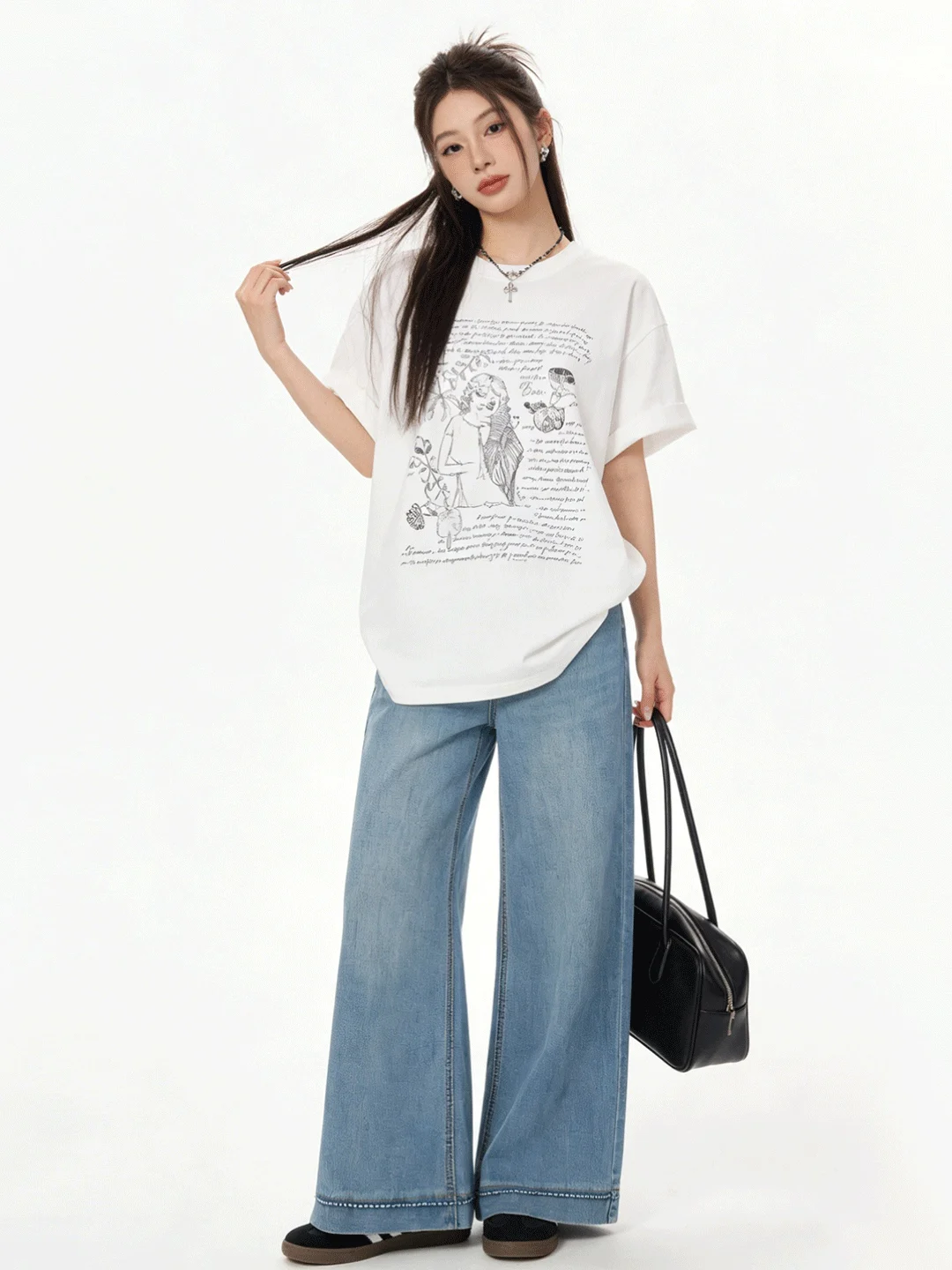 

Новые женские джинсы с высокой талией, облегающие, из мягкого денима, в корейском стиле, весенние, светло-голубые, универсальные, для повседневной носки