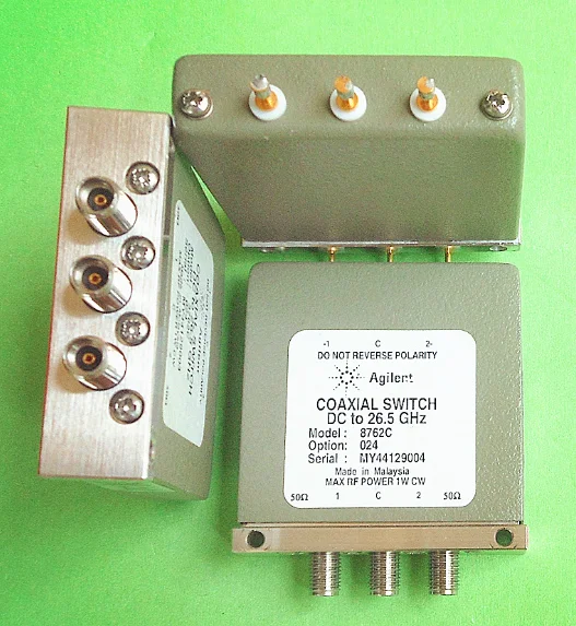 Agilentt 8762B 8762A 8762C 18 GHZ  4GHZ  26.5G 5VDC 24VDC - SMA rf coaxial microwave switch