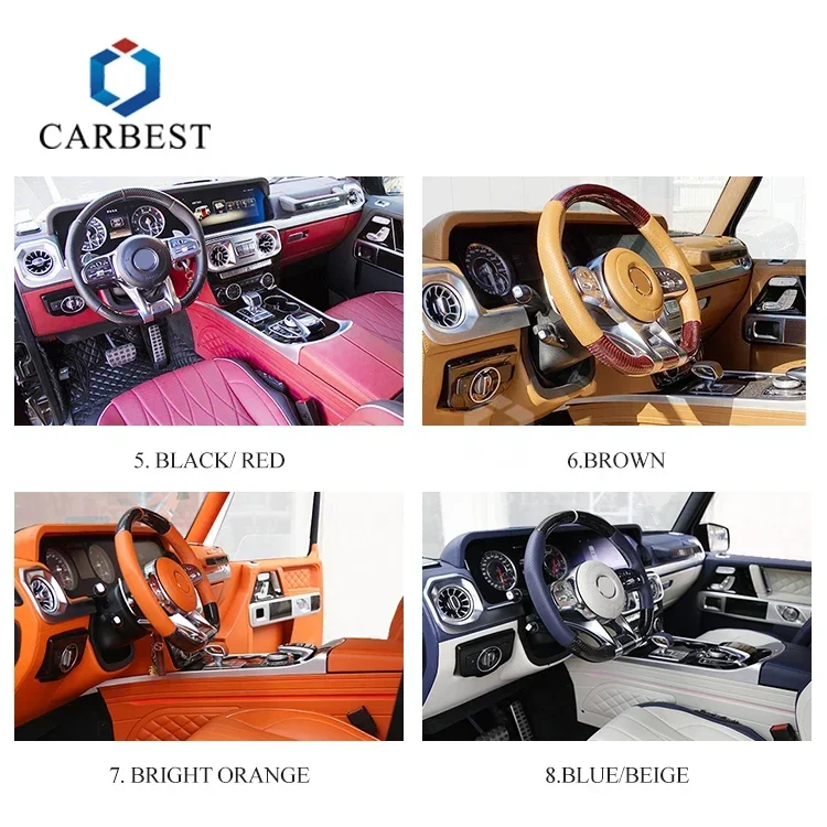 CARBEST 2002-2017 Style W463 Upgrade W464 2019 G Class Car Interior Upgrade Kit