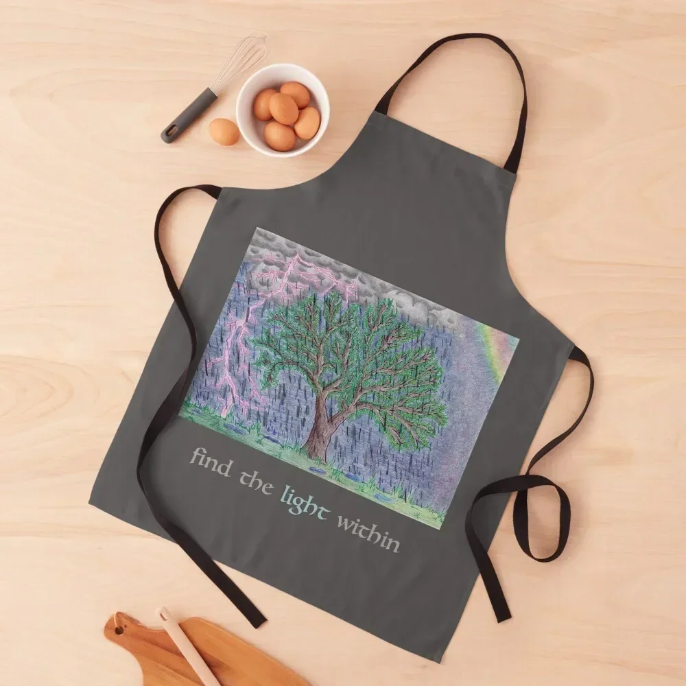 

Seed Collection: Find The Light Within Apron For Man Haircut carpenter Funny Novelties Kitchen And Home Apron