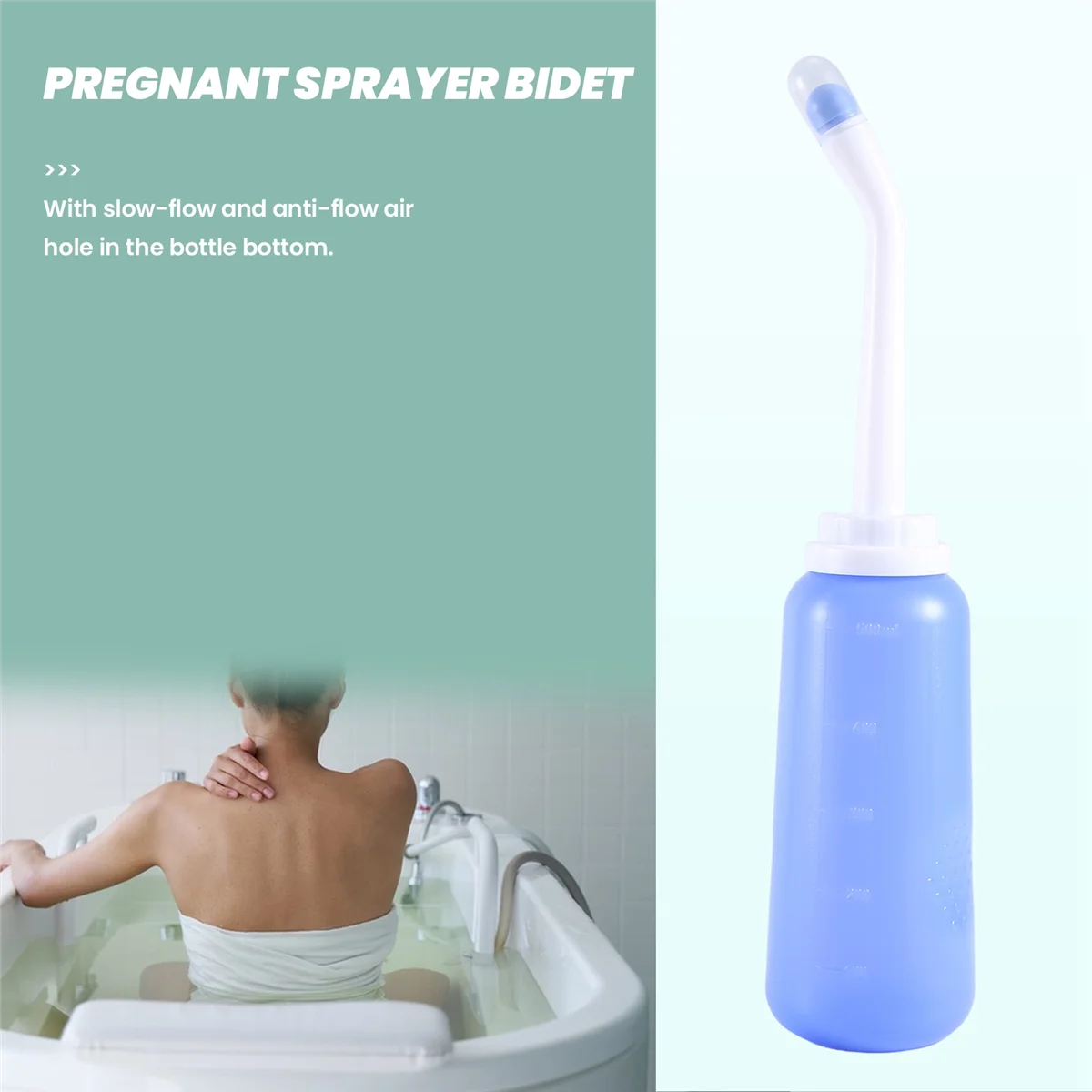 Handheld Washing Pregnant Sprayer Bidet Portable Long Nozzle Baby 500Ml Large Capacity Toilet Travel Personal Cleaner