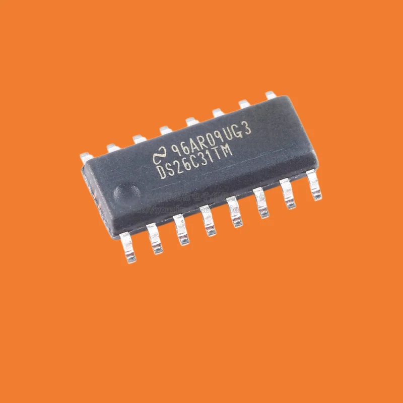 10pcs/Original genuine DS26C31TMX/NOPB SOIC-16 four-way tri state differential line driver chip