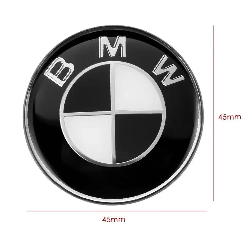 Car 45mm Steering Wheel Sticker BMW Exclusive Steering Wheel Badge For Bmw M Performance X1 X3 X4 X5 E87 F20 E36 E46 E90 E39 F10