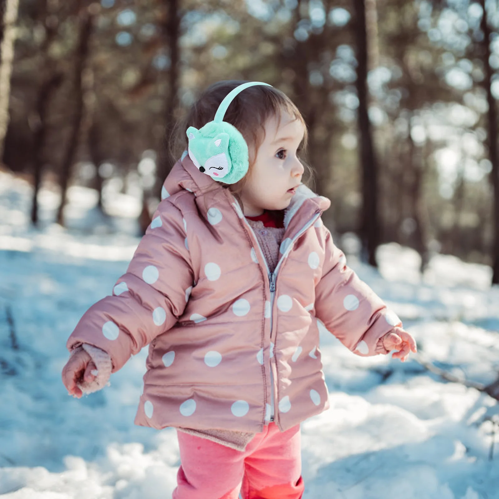 voor Dames Winter Kinderen Warme Pluche Meisjes Hoofdband Schattige Dierenhoezen Kinderen Houden Student