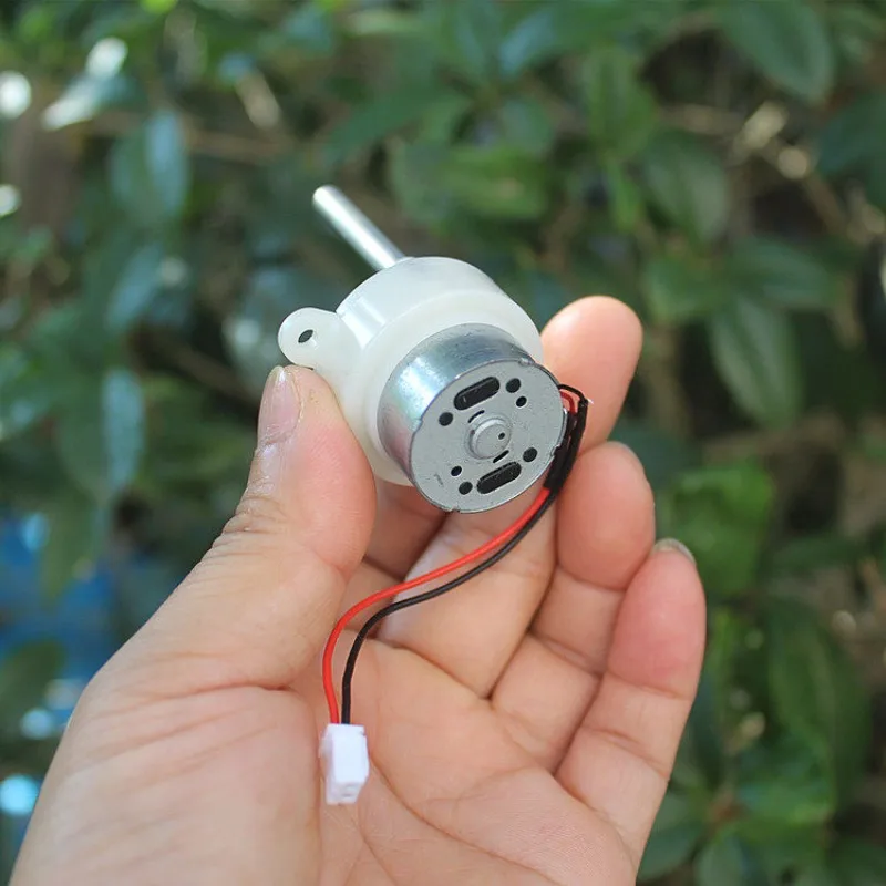 Brand-new silent 300 DC deceleration motor Small forward and reverse slow motor 3V 4.5 rpm