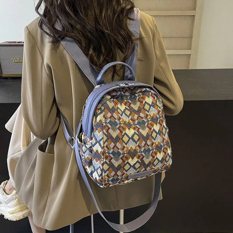 

Fashion New Trend Women Backpack Single-shoulder Bag School Bags Travel Laptop Backpack Kids Two Shoulder Bag