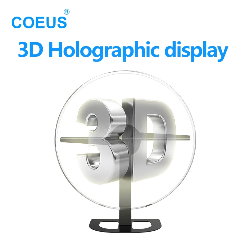 coeus 3d ventilador holograma projetor 32cm lamina de ventilador montado na parede wifi sinais led lampada 224 ventilador led maquina de publicidade holografica 01