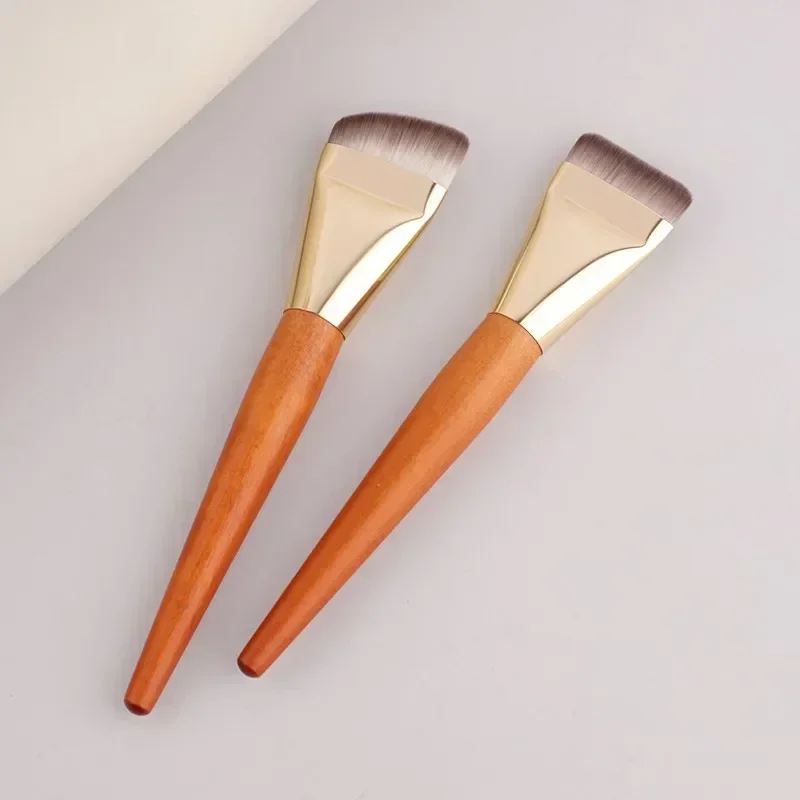 Ultra Thin Foundation Brush Lightweight and Thin Face Contour Brush Flat Contour Brush Blending Foundation Cream Makeup Brushes