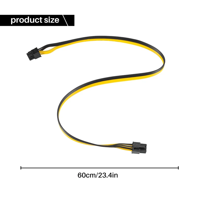 Power Module Breakout Board Kits With 12Pcs 6Pin To 8Pin (6+2)Pin Power Cable For HP 1200W 750W PSU GPU Mining Ethereum