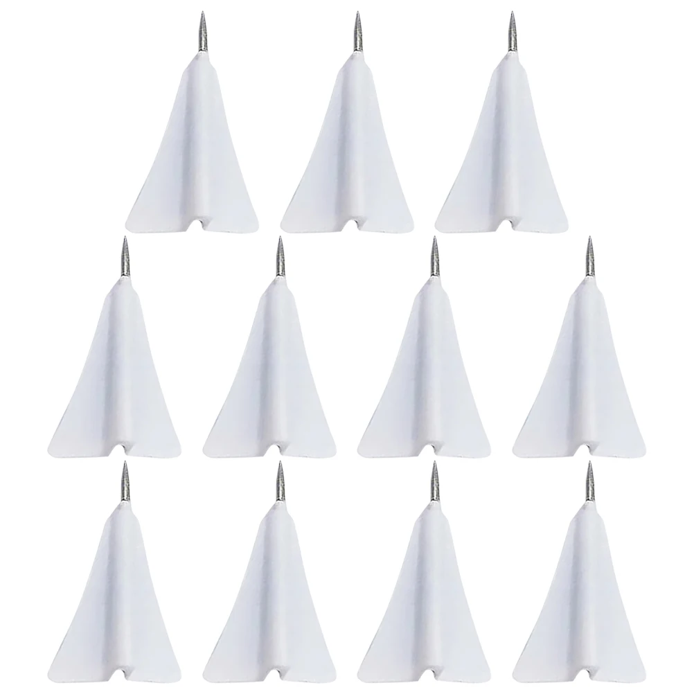 

12pcs Paper Airplane Thumbtacks Premium Material Creative Design Decorative Push Pins Bulletin Board Map Accessories Daily Use
