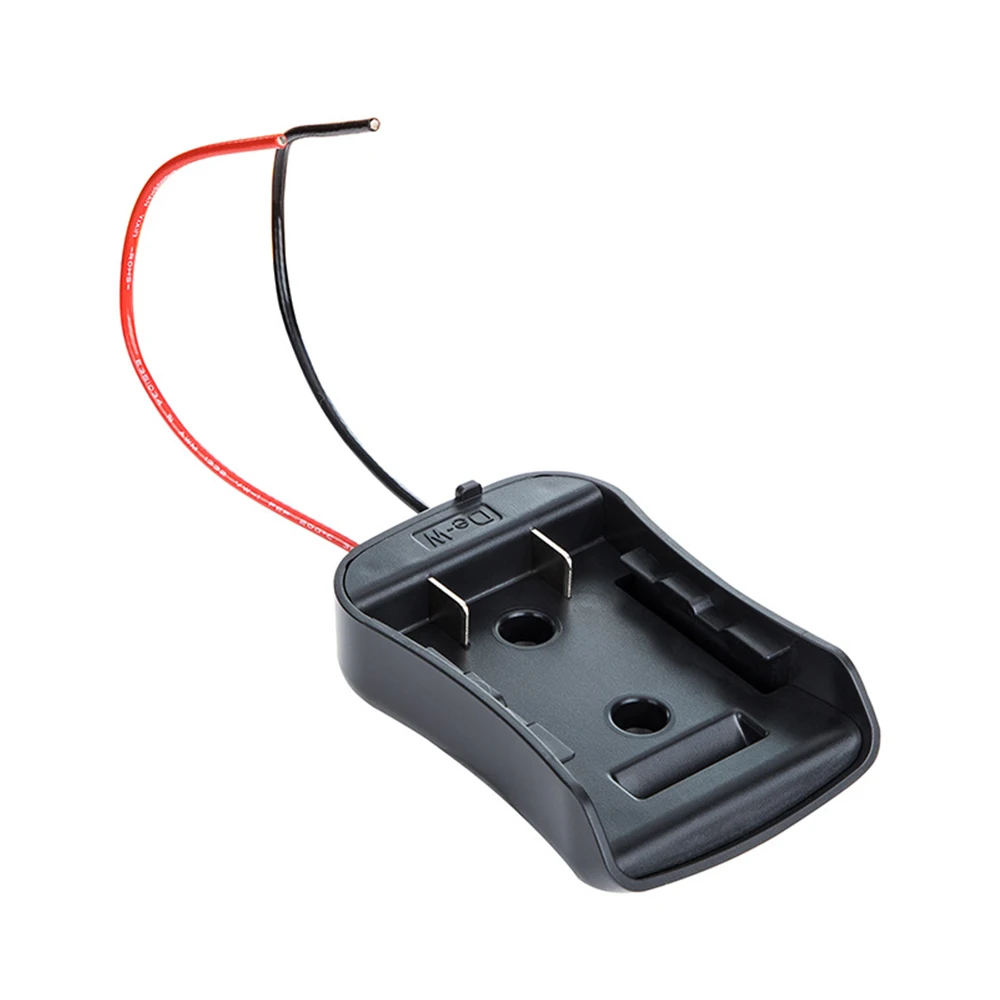 DIY Battery Converter Connector for Dewalt 14.4V/18V/20V Lithium Battery Power Tools Output Adaptor with Cable