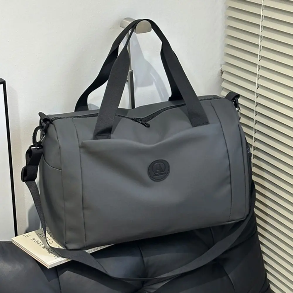 

Оксфордская дорожная сумка для багажа, прочная складная нейлоновая спортивная сумка с отделением для обуви, однотонная сумка большой вместимости для девочек