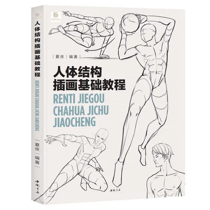 Human Body Structure Basic Tutorial Quick Sketch Dynamic Modeling Course Copy Material Hand Painted Drawing Technique Textbook