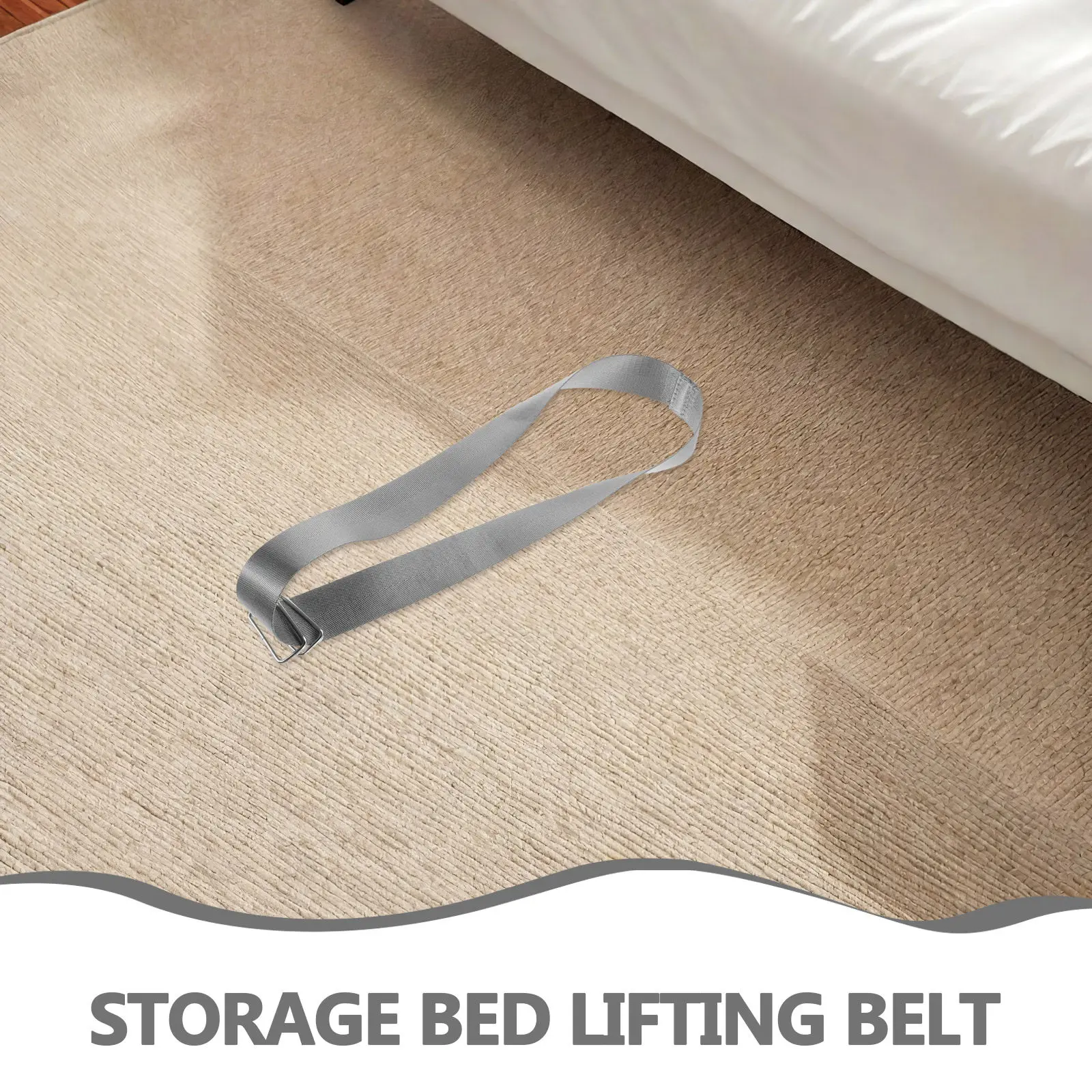 Hydraulic Lift Bed Belt Polyester Lift Up Storage Pull Strap Replacement Mattress Handle Bedroom Storage Organizer