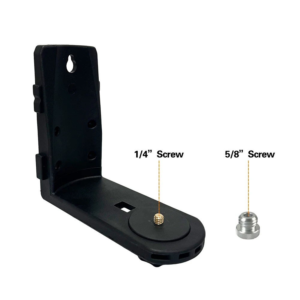 มัลติฟังก์ชั่นแม่เหล็กรูปตัว L ระดับเลเซอร์ยึดติดผนังอะแดปเตอร์สําหรับเครื่องมือเลเซอร์ที่มีการเชื่อมต่อ 1/4 และ 5/8