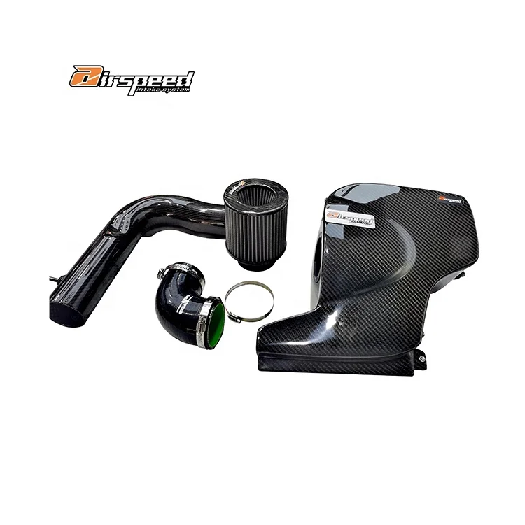 Airspeed Brand  Latest Trend Customized Auto Accessories 3k Twill Carbon Fiber Cold Air Intake System for  A3 1.4T