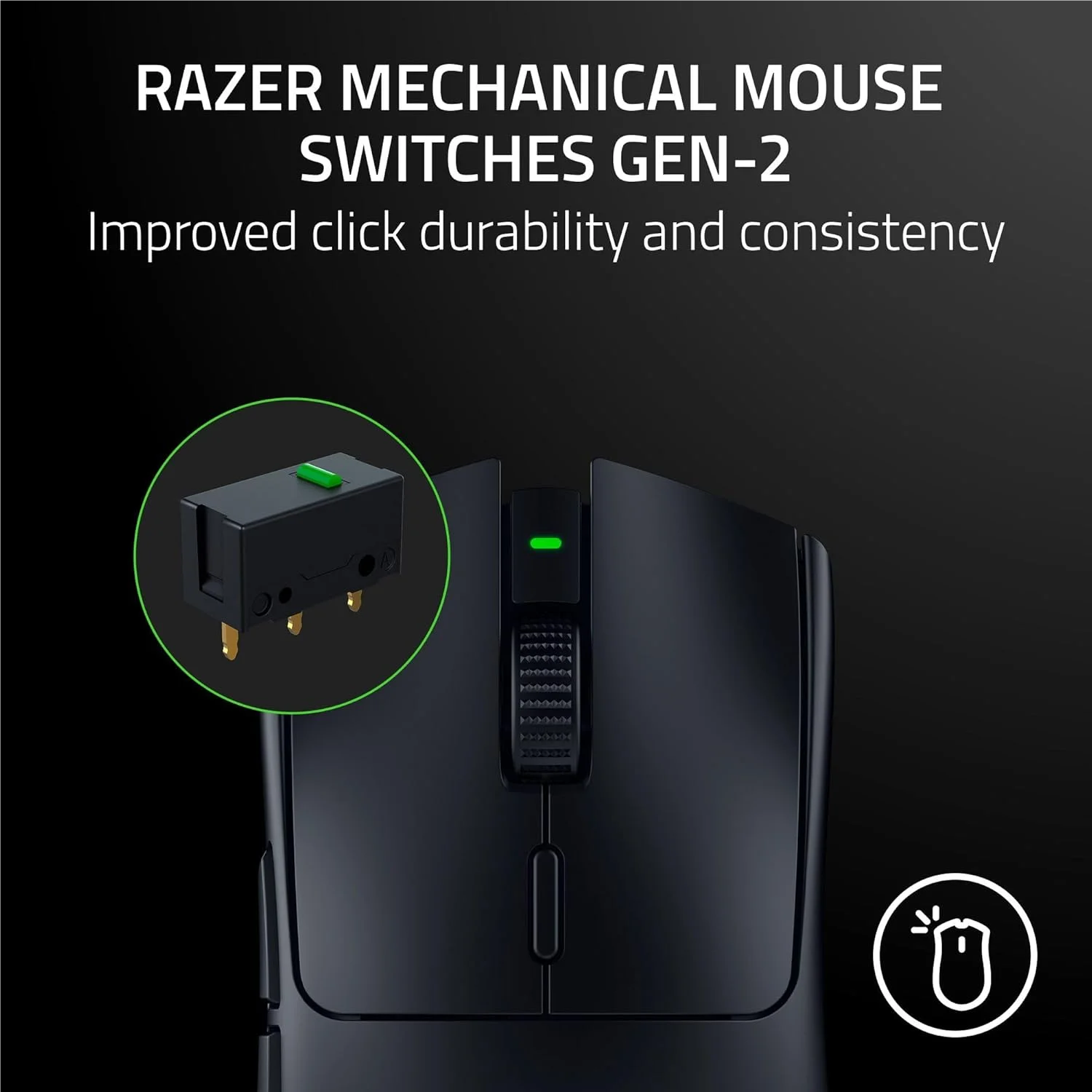 Razer Viper V3 HyperSpeed Wireless Gaming Mouse Lightweight Up 30K DPI Optical Sensor Mechanical Switches 8 Programmable Control