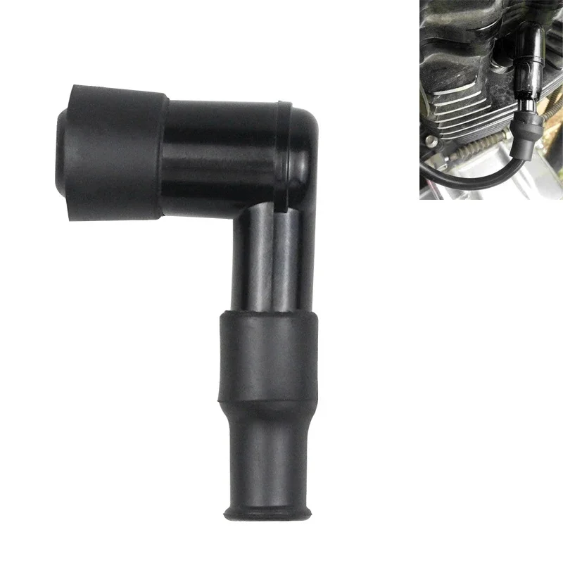 

Spark Plug Cap 90 Degree Non Resistor Plug Cap Cover For Motorcycle Dirt Bike ATV Quad Buggy Scooter
