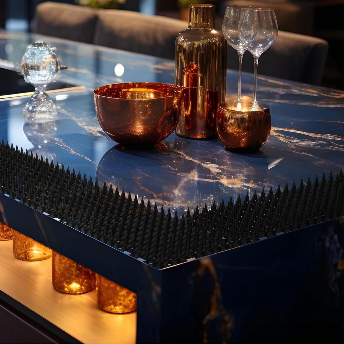 

12 Pack/set Cat Spike Mat Pet Deterrent Indoor Outdoor Cat Repellent Cats Bird Repeller Supplies Scare Pigeons Dog Scarecaper