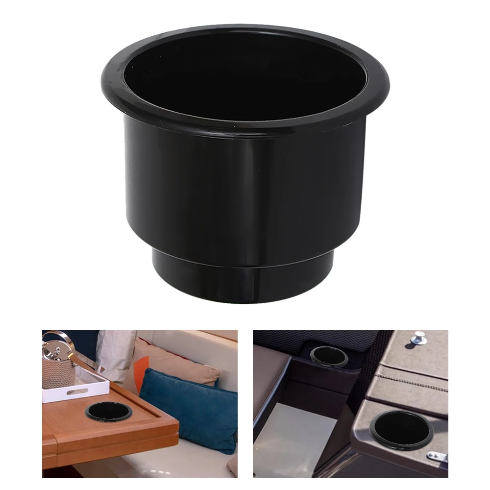 Center Hole Recessed Cup Drink Holder dashboard seatback table Cup Drink Holder For Marine Boat Car RV game table, sofa, cars