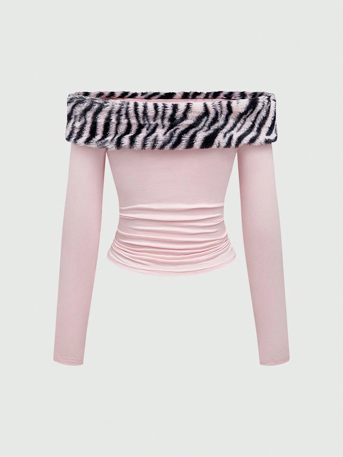Sommer Neues Slim Fit Sexy Hot Girl Y2K Buchstaben-Heißgepresstes Leopardenmuster Bauchfreies Trägerloses Top – Detail 2