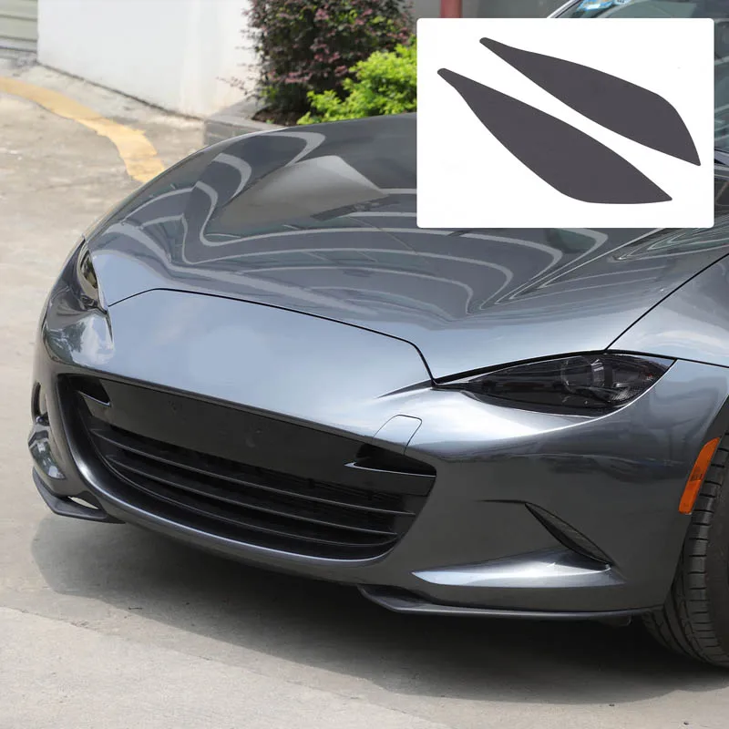 

PVC Car Front Headlight Light Film Trim Sticker Protective For Mazda MX-5 MX5 ND 2016-2025 Auto Accessories