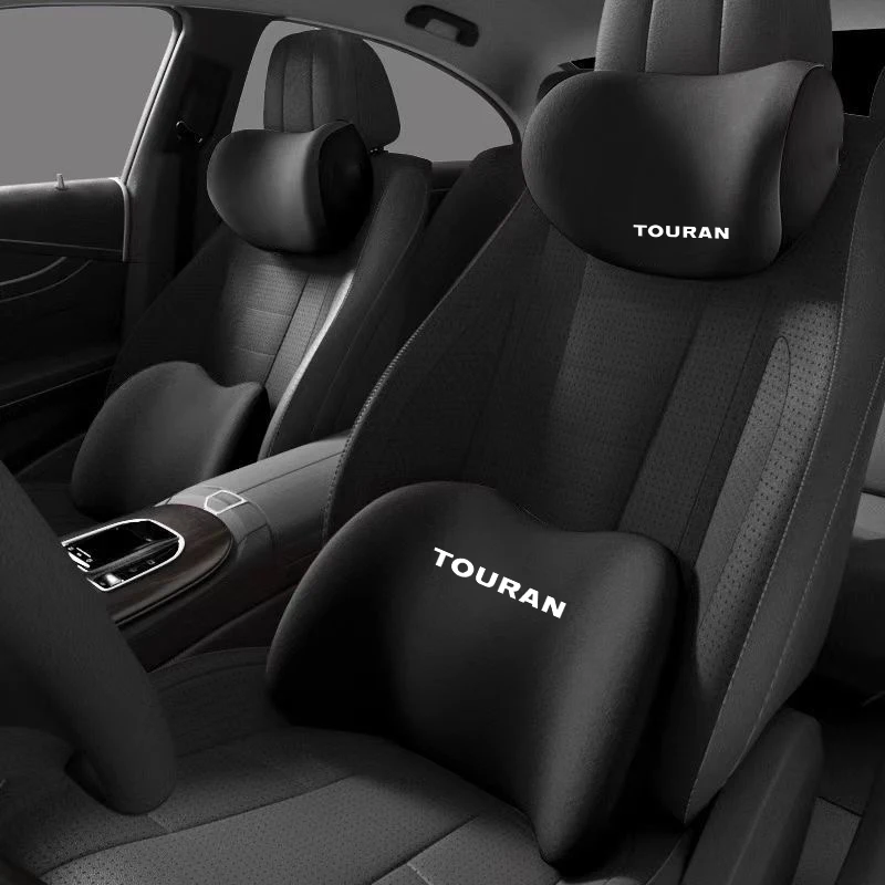 

For Volkswagen TOURAN Car Headrest/Lumbar Support tools Neck Pillow Waist Cushion Office Seat Backrest Cushion Car accessories