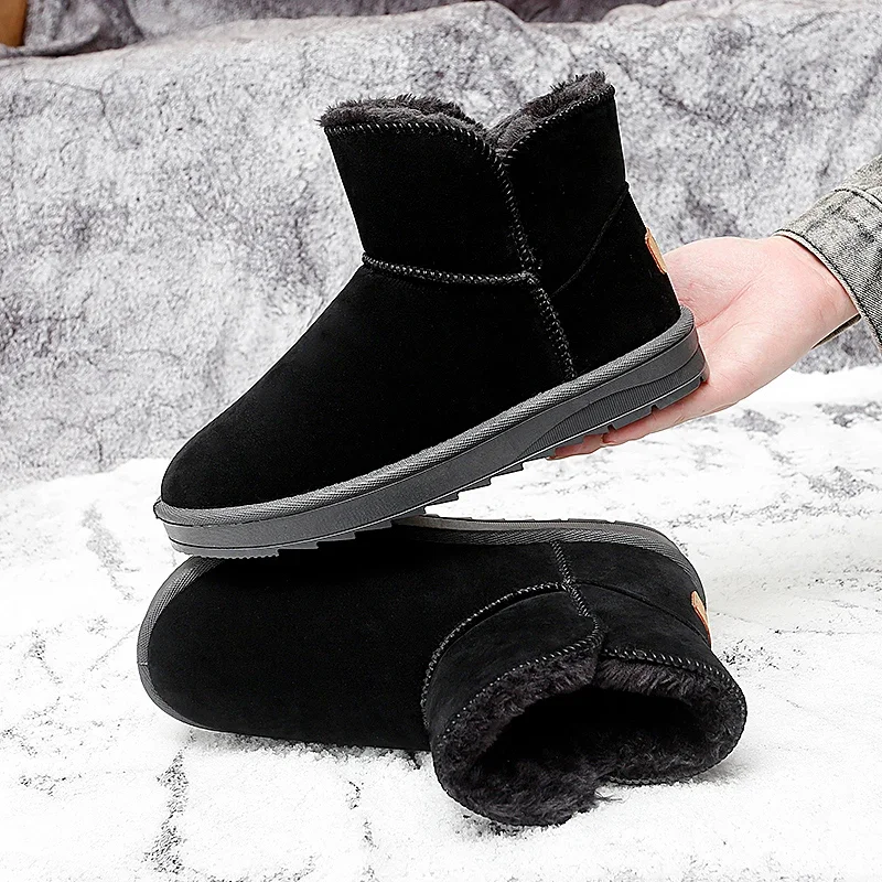 Ankle Boot Casual Flexible Round Toe Outdoor Hiking Recommended Comfortable Soft Classic All-match Plus Velvet Keep Warm Fashion