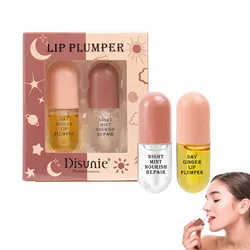 Natural Lip Plumper Lip Plumper Set For Daytime And Night Use Natural Lip Plumper With Ginger Mint Extracts And Vitamin E For