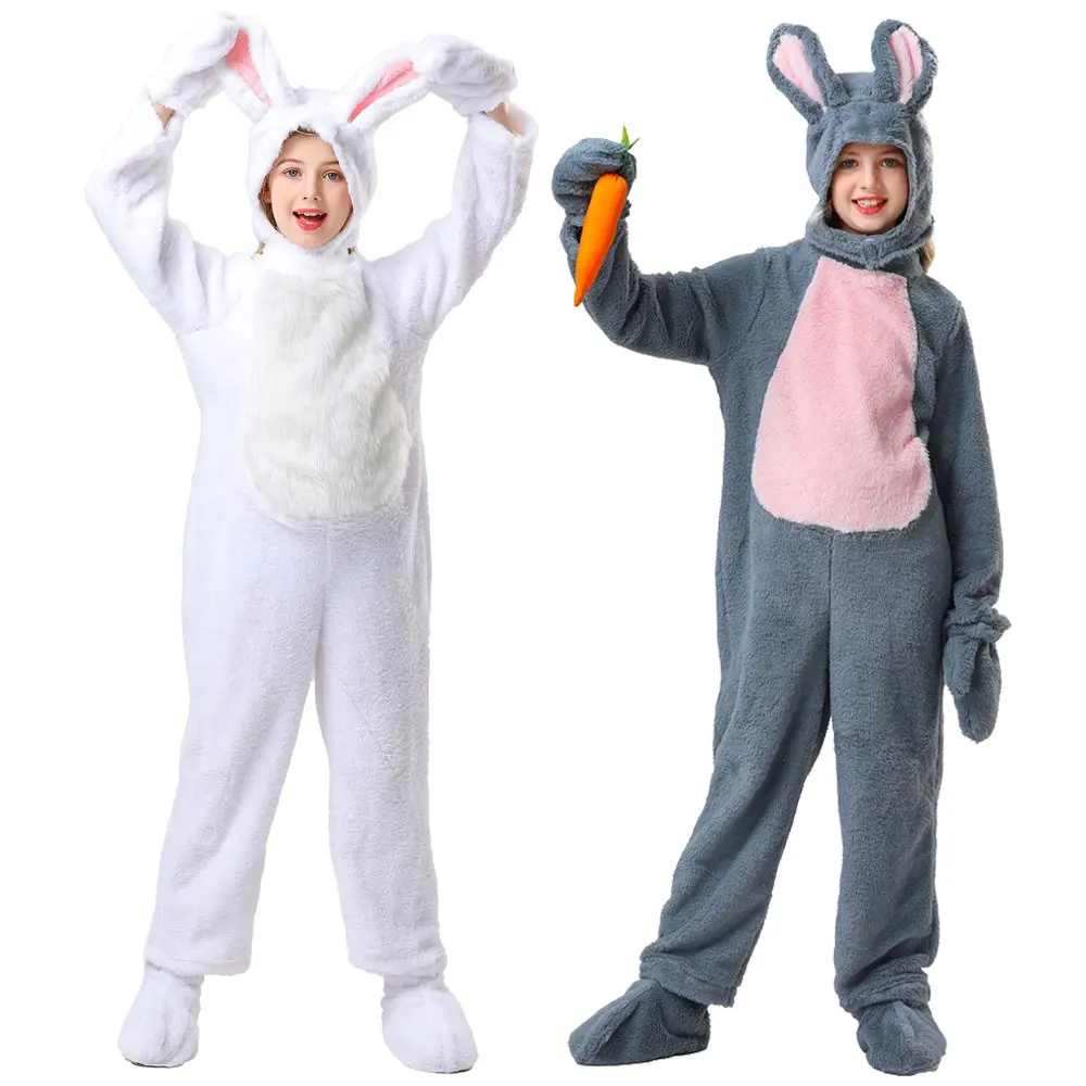 

Children's Animal Costumes Gray Rabbit Performance Costume Little White Rabbit Cosplay Children's Stage Performance Costumes