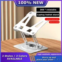 Portable 360 Degree Rotatable Metal Foldable Bracket Stand for IPad Samsung Xiaomi Huawei Tablet/Laptop Universal Desktop Holder