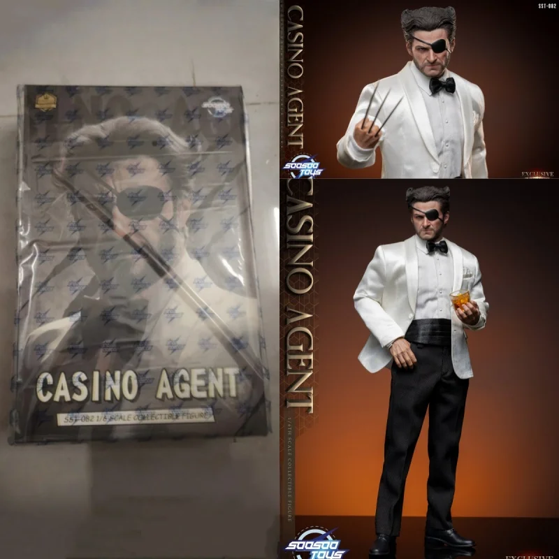 

В наличии, оригинальная фигурка SOOSOOTOYS 1/6 Casino Wolf Wolverine SST-082, масштаб 12 дюймов, Коллекционная модель игрушки Xmax, подарок-сюрприз