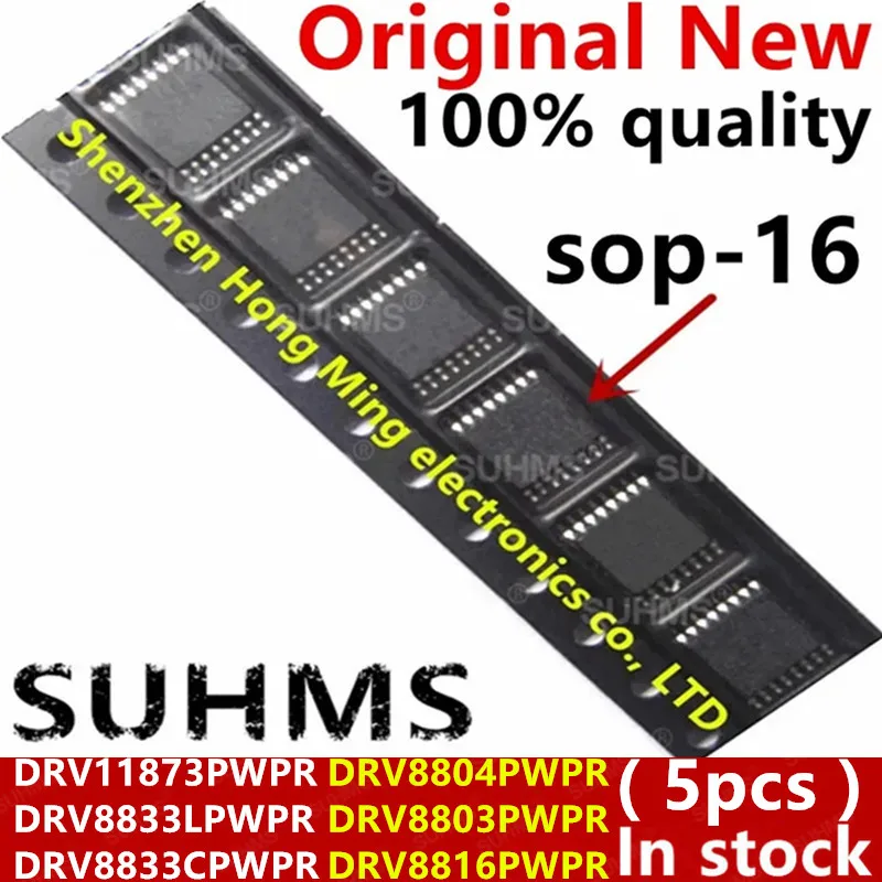 (5piece)100% New DRV11873PWPR DRV8804PWPR DRV8833LPWPR DRV8803PWPR DRV8833CPWPR DRV8816PWPR sop-16