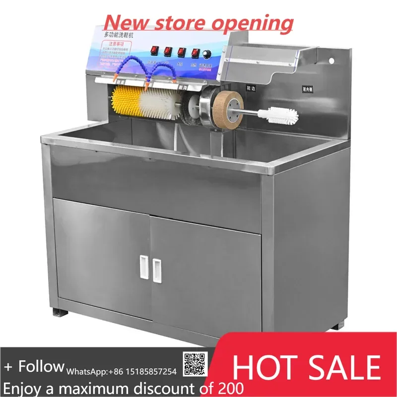 

2000W Commercial Cold Water Heating Shoes Washing and Drying Machine Sterilizing Semi-automatic Shoe Washer and Dryer Machine