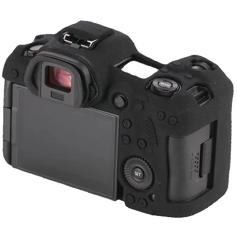 SETTO R5 R6 Silicone Cover Rubber Silicone Camera Case Cover Skin for Canon EOS R5 R6 R6II R5II R5 Mark II