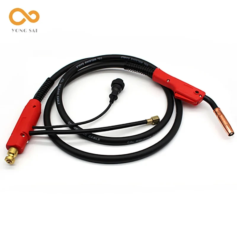 3M&5M 200A/350A/500A CO2 MIG MAG Welding Torch Gun with 3m & 5m Heat Resistant Cables Industrial MIG Welding Machines