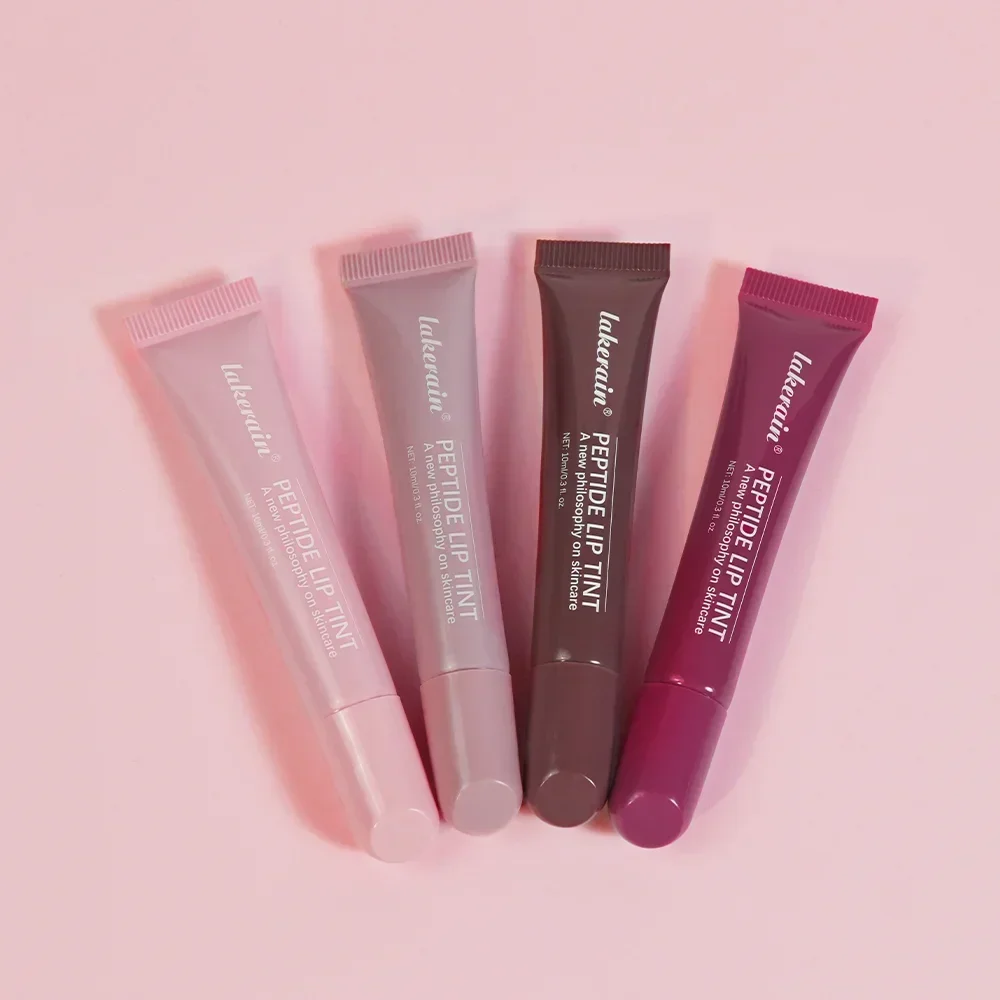 ลิปบาล์มเคสโทรศัพท์ GLOSS Long-Lasting Moisturizing ลิปสติกโปร่งใสสี Lip Glaze เครื่องสําอาง 4 สี Lip Care