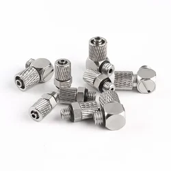 Rosca macho M3 M4 M5 M6-tubo de aire 3mm 4mm 6mm OD Mini conector de tubería neumática tornillo a través de la Junta de giro rápido de ajuste rápido