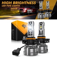 AUXBEAM LED Fog Lights Bulbs H8 H9 H10 H11 5202 9006 H10 9145 9140 50W 6500K Cool White Lamp Bulbs