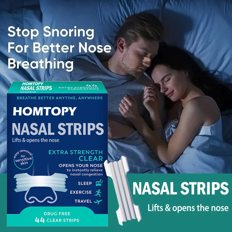 

Breath Nasal Strips,Lavender Scent Sleeping Nose Strip,Exercise Air Intake and Improve Sleep Strong Anti Snoring Nasal Strips