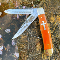 Watchman W131 Trapper Knives Pocket Double Blades Slip Joint Folding Knife Classic Bone Grips Mirror Finish