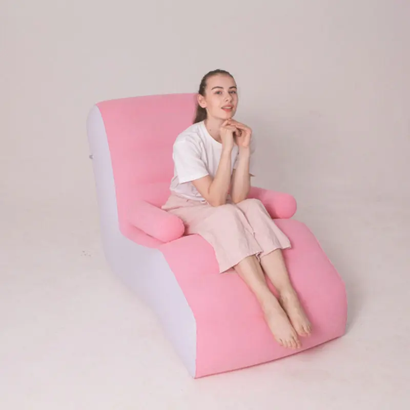 The New Lazy Inflatable Upholstered Portable Creative Inflatable S-shaped Design Taking Outdoor Furniture Opblaasbaar ZYCQSF