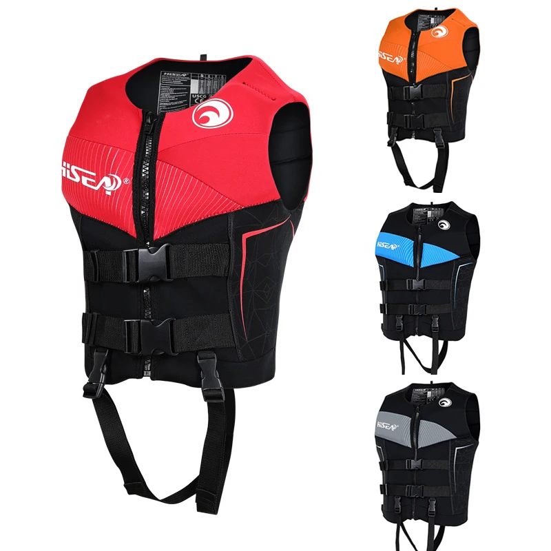 

Adults/Kids Life Jacket Neoprene Life Jacket CE Water Sports Life Vest for Water Ski Wakeboard Swimming Fishing Boating Kayak