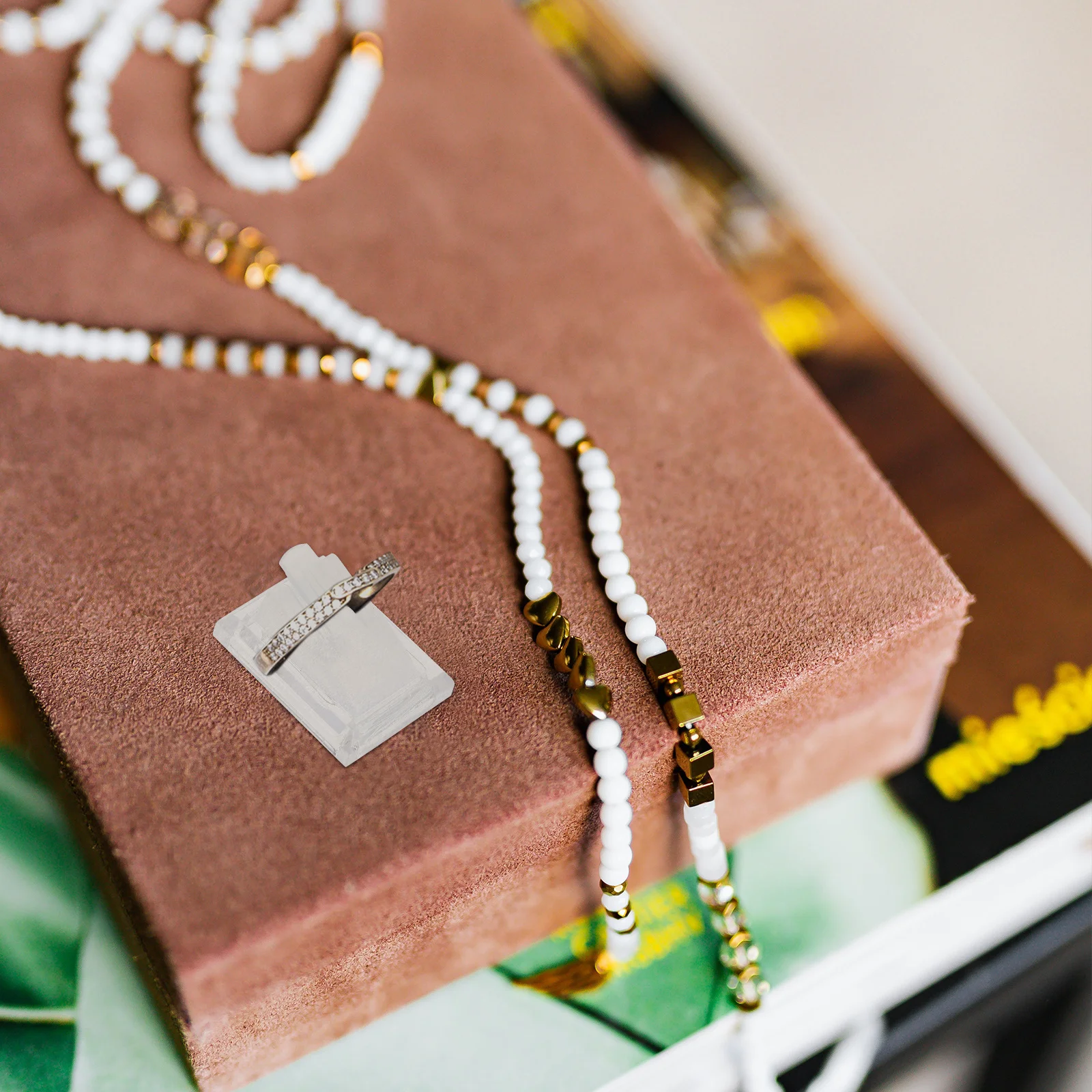 

10 шт., высококачественное акриловое кольцо и функциональное для удержания колец, идеально подходит для нескольких мест, подставка для колец