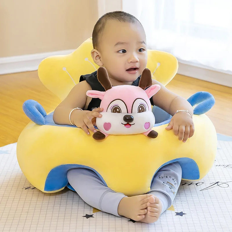 Baby learning seat Newborn sofa sitting posture learning to sit artifact baby anti-fall comfort toy early education seat