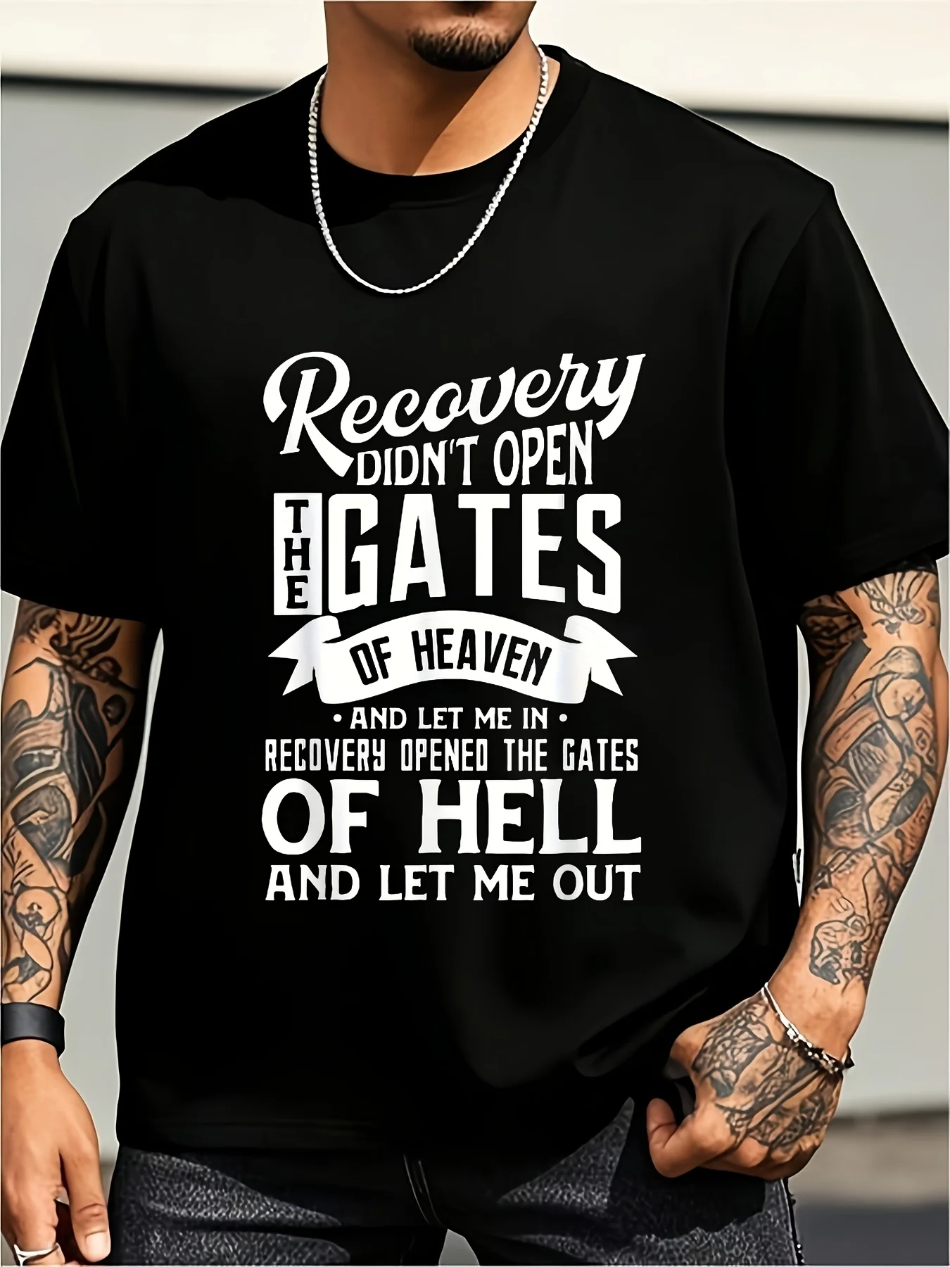 12 Steps Program Aa Alcohol Recovery T-Shirt Motivational Heavyweight Retro 12 Steps Program Quote T-Shirt Unisex Black White Recovery Gift Aa Meeting Anonymous Alcohol Recovery Gift Plus Size Retro Casual Round Neck Printed T-Shirt Unisex