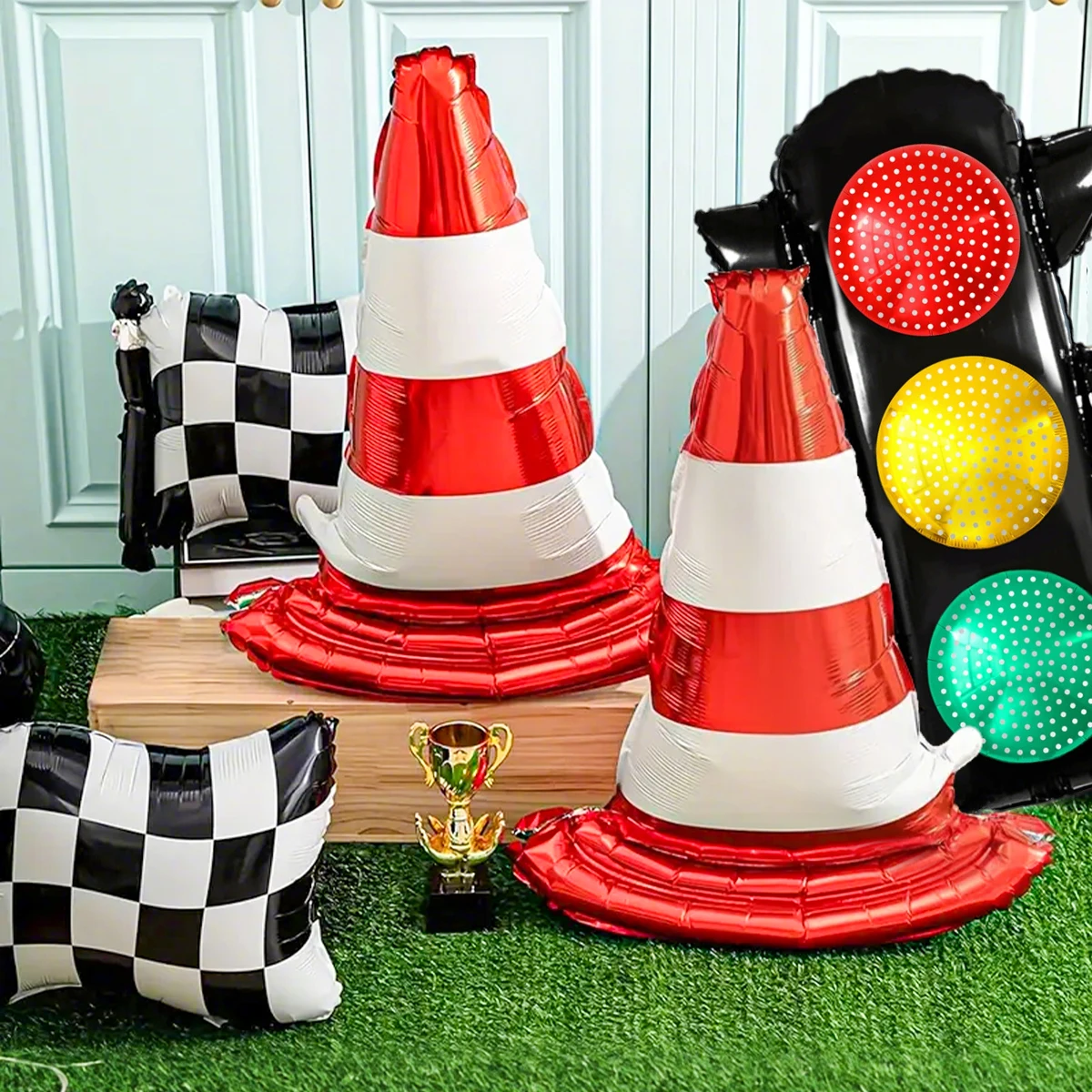 2 adet/6 adet Yarış Temalı Bal - Lighting Mcqueen Decor incelemesi ve fiyatı