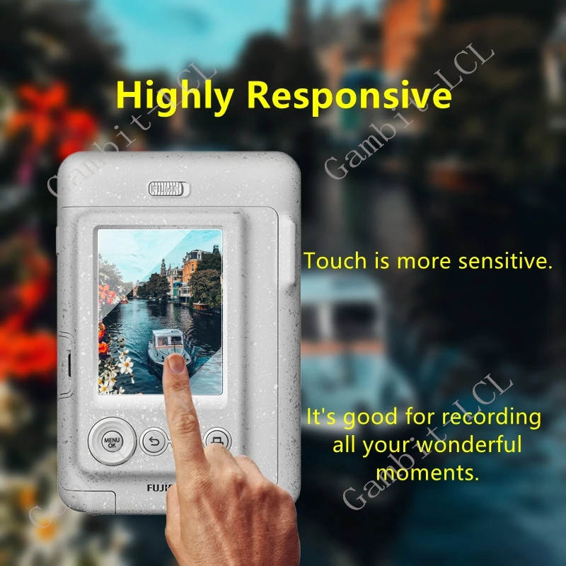 1-3PCS Tempered Glass For Fujifilm Fuji Instax Mini Evo Protective Film ON MiniLiPlay LiPlay Camera LCD Screen Protector Cover