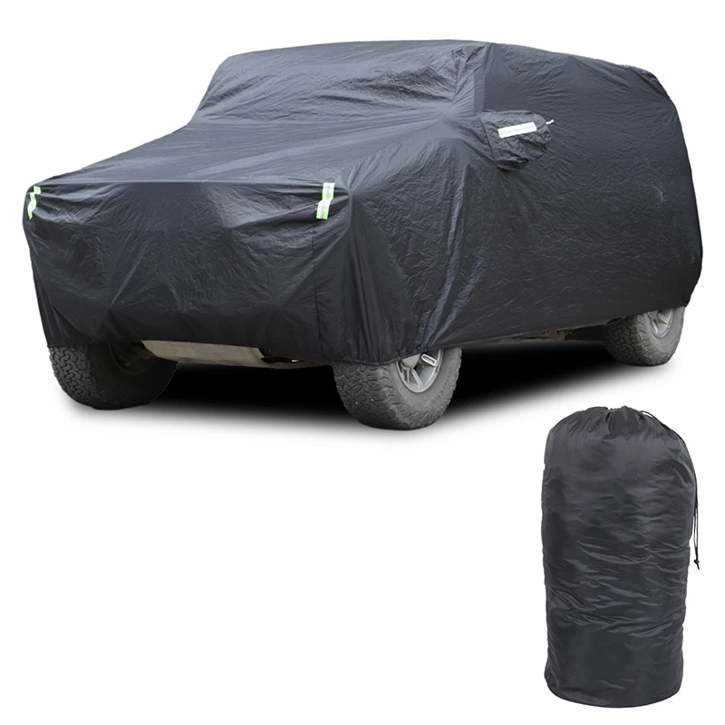 

For Hummer H2 2003-2009 polyester taffeta black car sunproof dustproof snowproof anti-UV car cover car protection accessories